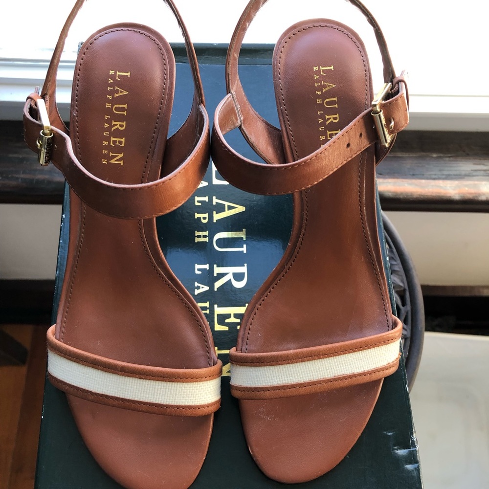 Lauren Ralph Lauren sandals kitten heel